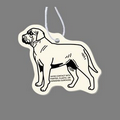 Paper Air Freshener Tag W/ Tab - Mastiff Dog